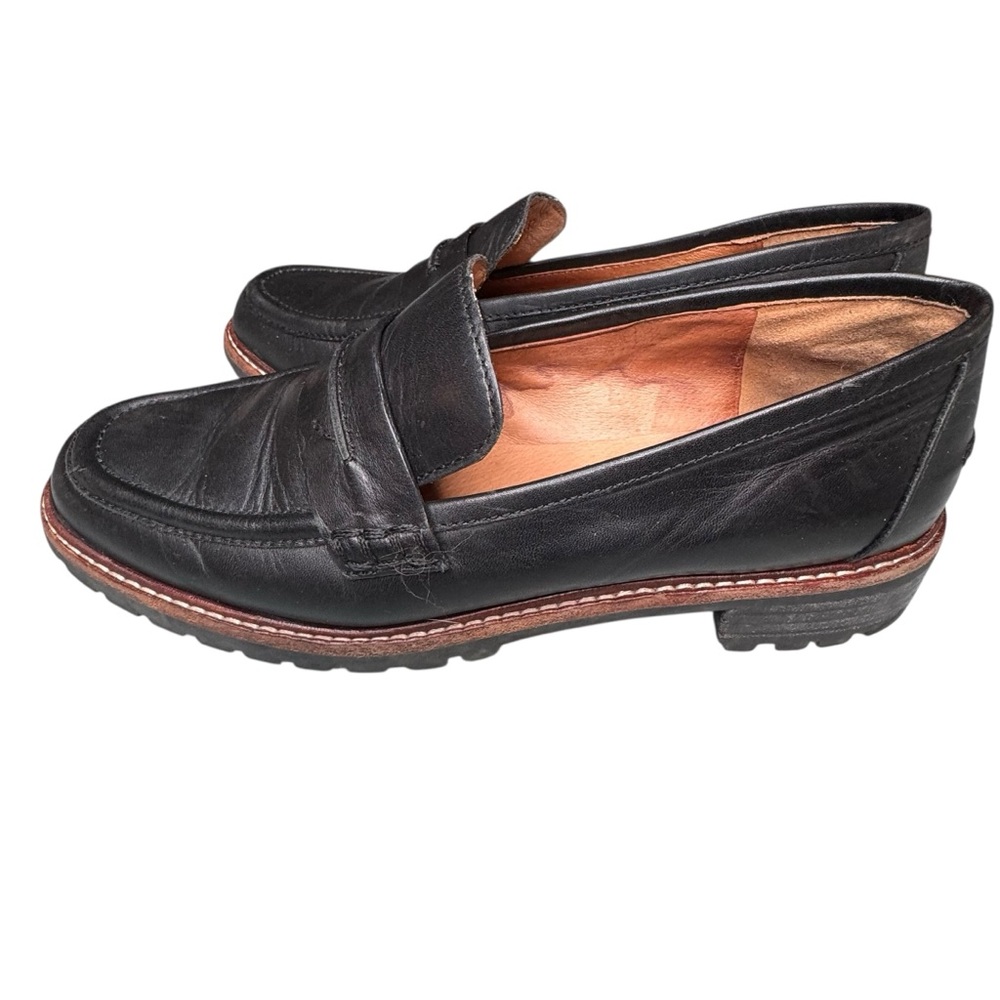 Madewell Black Leather Loafers